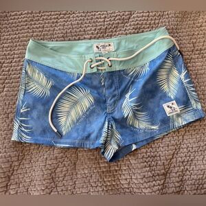 American Eagle Outfitters Blue and Green Board Shorts - New without tags!